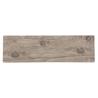 Thunder Group SB520S 20 3/4 inch x 6 1/4 inch Sequoia Faux Wood Melamine Serving Board