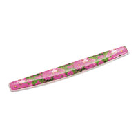 Fellowes 9179101 Pink Flowers Gel Keyboard Wrist Rest with Microban Protection