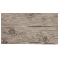 Thunder Group SB514S 14 3/4 inch x 8 1/4 inch Sequoia Faux Wood Melamine Serving Board
