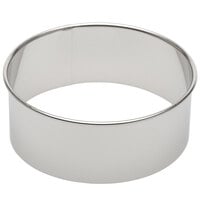 Ateco 14404 4 1/2 inch Metal Circle Cookie Cutter