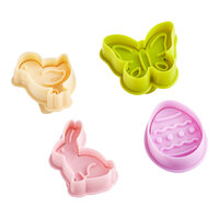 Ateco 1991 4-Piece Plastic Easter Plunger Cutter Set