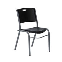 Lifetime 2830 Black Commercial Stacking Chair