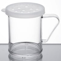 Cambro 96SKRP135 Camwear 10 oz. Polycarbonate Shaker with White Lid for Parsley