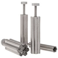 Ateco 1942 4-Piece Stainless Steel Flower Plunger Cutter Set