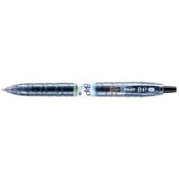 Pilot 31600 Bottle-2-Pen Black Ink with Translucent Blue Barrel 0.7mm Recycled Retractable Gel Ink Pen - 12/Pack