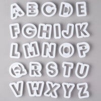 Ateco 5770 26-Piece Plastic Alphabet Cutter Set