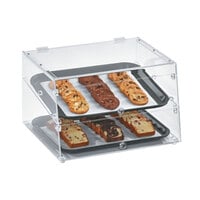 Vollrath KDC1418-2-06 Acrylic Bakery Display Case with Front and Rear Doors - 18 1/2 inch x 16 3/4 inch x 12 inch
