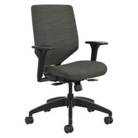 HON SVU1ACLC10TK Solve Series Ink Upholstered Back Task Chair with Casters