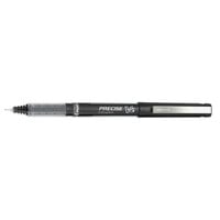 Pilot 35334 Precise V5 Black Ink with Black Barrel 0.5mm Roller Ball Stick Pen   - 12/Pack