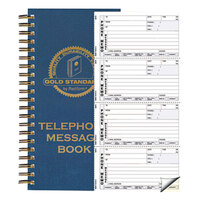 Red form 50079 2-Part Carbonless Wirebound Phone Message Book with 600 Forms