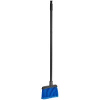 Carlisle 4685914 Duo-Sweep 7 1/2" Lobby Broom with Blue Flagged Bristles and 30" Handle
