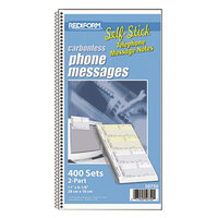 Rediform 50750 2-Part Self-Stick Phone Message Book with 400 Forms