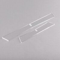 Clipper Mill by GET ACRDIV-02 4-Compartment Clear Acrylic Basket Divider - 18" x 12" x 2"