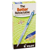 Pilot 30006 Better Blue Ink with Tinted Barrel 1mm Retractable Ballpoint Pen - 12/Pack
