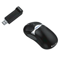 Fellowes 98912 Optical Antimicrobial Black Cordless Mouse