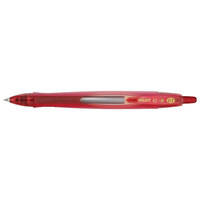 Pilot 31403 G6 Red Ink with Red Barrel 0.7mm Retractable Gel Pen - 12/Pack
