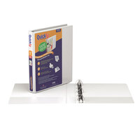 Stride 87010 QuickFit White View Binder with 1 inch Slant Rings