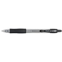 Pilot 31277 G2 Premium Black Ink with Translucent Barrel 0.38mm Ultra Fine Retractable Gel Pen - 12/Pack