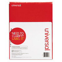 Universal UNV90107 2 inch x 4 1/4 inch Bright White Copier Shipping Labels   - 1000/Box