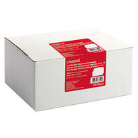 Universal UNV36322 #10 4 1/8 inch x 9 1/2 inch White Side Seam Business Envelope with Window   - 250/Box