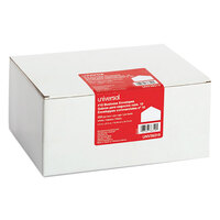 Universal UNV36319 #10 4 1/8 inch x 9 1/2 inch White Diagonal Seam Business Envelope - 250/Box