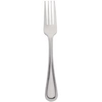 10 Strawberry Street PRL-DF Pearl 7 1/2 inch 18/0 Stainless Steel Heavy Weight Dinner Fork - 12/Case