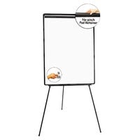 Universal UNV43032 29 inch x 41 inch White and Black Light Weight Tripod Style Dry Erase Easel