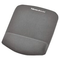Fellowes 9252201 PlushTouch Graphite Foam Mouse Pad with Wrist Rest and Microban Protection