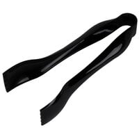 Sabert UBK72STNG 6 1/4 inch Black Disposable Plastic Tongs - 72/Case