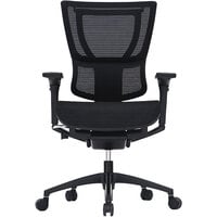 Eurotech Seating IOO-BLK iOO Black Mesh Synchro Tilt Office Chair