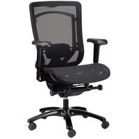 Eurotech Seating MMSY55 Monterey Black Mesh Syncro Tilt Office Chair