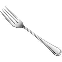 Acopa Edgeworth 8 inch 18/8 Stainless Steel Extra Heavy Weight European Table Fork - 12/Case