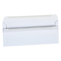 Universal UNV36100 #10 4 1/8 inch x 9 1/2 inch White Side Seam Business Envelope with Self-Sealing Adhesive Strip - 500/Box