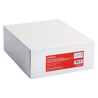 Universal UNV36101 #10 4 1/8 inch x 9 1/2 inch White Side Seam Security Business Envelope with Self-Sealing Adhesive Strip - 500/Box