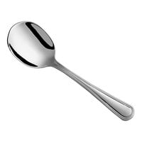 Acopa Edgewood 5 1/2" 18/0 Stainless Steel Heavy Weight Bouillon Spoon - 12/Case