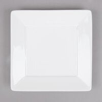 Tuxton BWH-0845 8 1/2 inch White Square China Plate - 12/Case