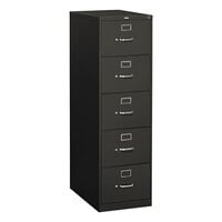 HON 315CPS 310 Series 18 1/4" x 26 1/2" x 60" Charcoal Five-Drawer Full-Suspension File Cabinet - Legal