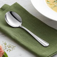 Acopa Landsdale 5 3/4 inch 18/8 Stainless Steel Extra Heavy Weight Bouillon Spoon - 12/Case