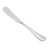 Acopa Edgeworth 6 1/2 inch 18/8 Stainless Steel Extra Heavy Weight Butter Spreader - 12/Case