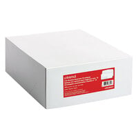 Universal UNV36321 #10 4 1/8 inch x 9 1/2 inch White Side Seam Business Envelope with Window   - 500/Box