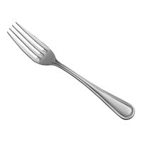 Acopa Edgewood 8 1/8" 18/0 Stainless Steel Heavy Weight European Table Fork - 12/Case