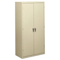 Hon SC1872L Brigade 36 inch x 18 1/4 inch x 71 3/4 inch Putty Storage Cabinet
