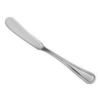 Acopa Edgewood 6 1/2" 18/0 Stainless Steel Heavy Weight Butter Spreader - 12/Case