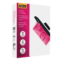 Fellowes 52042 11 1/2 inch x 9 inch Letter Laminating Pouch - 50/Pack