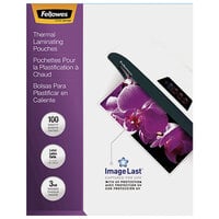 Fellowes 52454 ImageLast 11 1/2 inch x 9 inch Letter Laminating Pouch   - 100/Pack