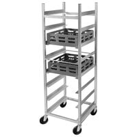Channel GRR-6 10 Shelf Glass Rack Cart with 6 inch Spacing
