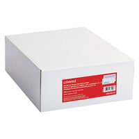 Universal UNV36102 #10 4 1/8 inch x 9 1/2 inch White Side Seam Security Business Envelope with Window and Self-Sealing Adhesive Strip - 500/Box