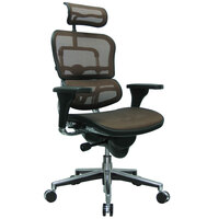 Eurotech Seating ME7ERG-KM13 Ergohuman Orange Mesh High Back Swivel Office Chair
