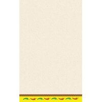 8 1/2 inch x 14 inch Menu Paper - Southwest Themed Mariachi Design Middle Insert - 100/Pack