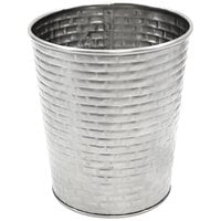 Tablecraft GTSS45 Brickhouse Collection 23 oz. Stainless Steel Round Serving Bucket